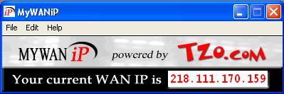 MyWANiP to check WAN, public or Internet IP