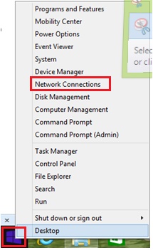 Windows 8.1 network connections