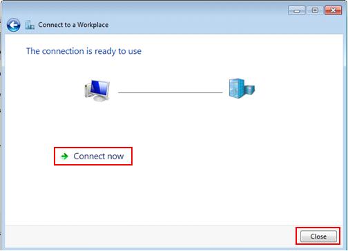 Windows 7 - connect PPTP VPN