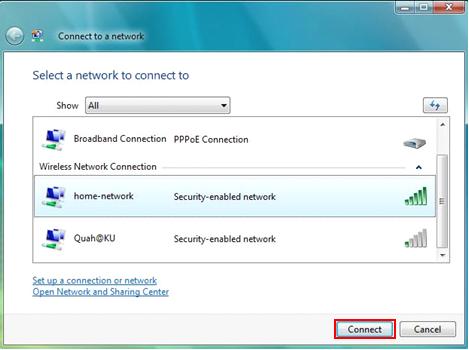 Connect to Wireless Network