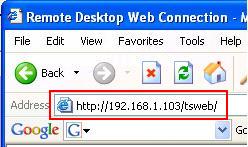 Remote Desktop Web URL