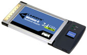 Linksys WPC54G Wireless PCMCIA Card