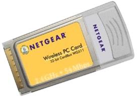 Netgear WG511 Wireless PCMCIA Card