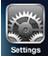 Apple iPhone settings icon