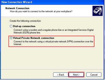 Virtual Private Network Connection
