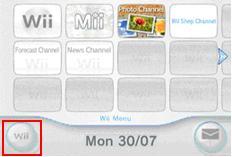 Wii Button of Wii Console