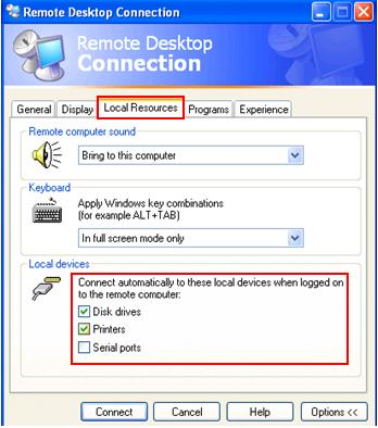 Windows XP SP2 remote desktop sharing